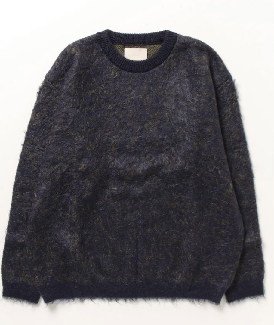 YOKE/ヨーク/3COLOR JACQUARD MOHAIR SWEATER