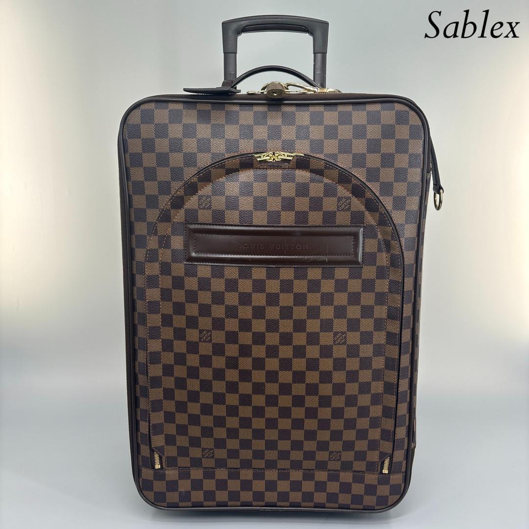 【極美品】ルイヴィトン■ダミエ ペガス 55 N4118 レザー スーツケース