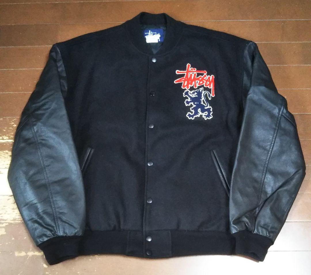 年末値下げ‼ 90s stussy スタジャン usa製 紺タグ オリジナル