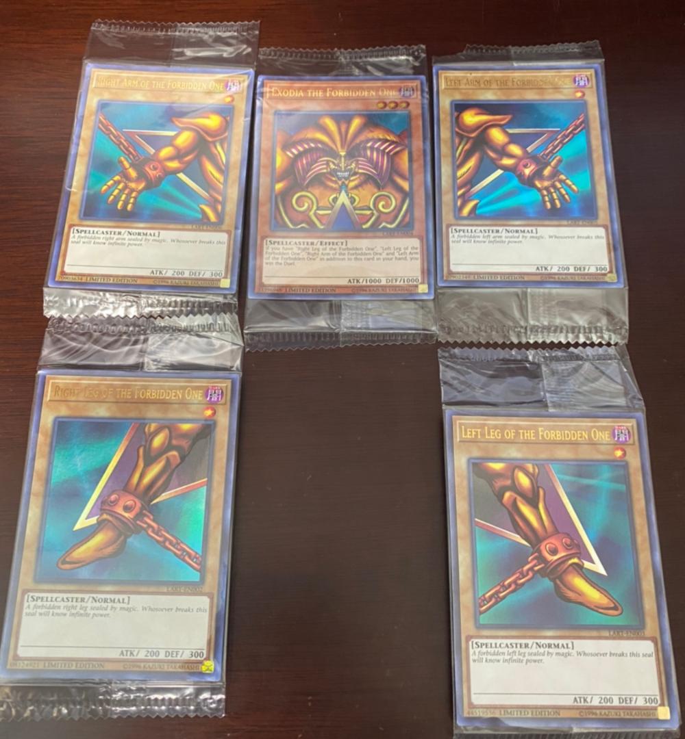 遊戯王 エクゾディア コンプリート プロモ 未開封  Lost Art 希少