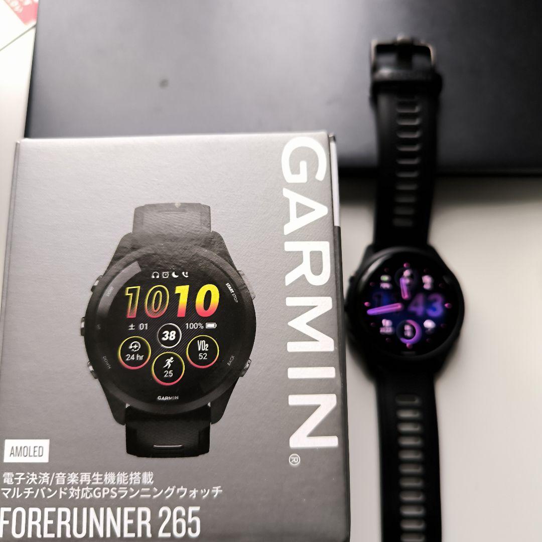 ウォーキング・ランニングウェア GarminForerunner265 BLACK