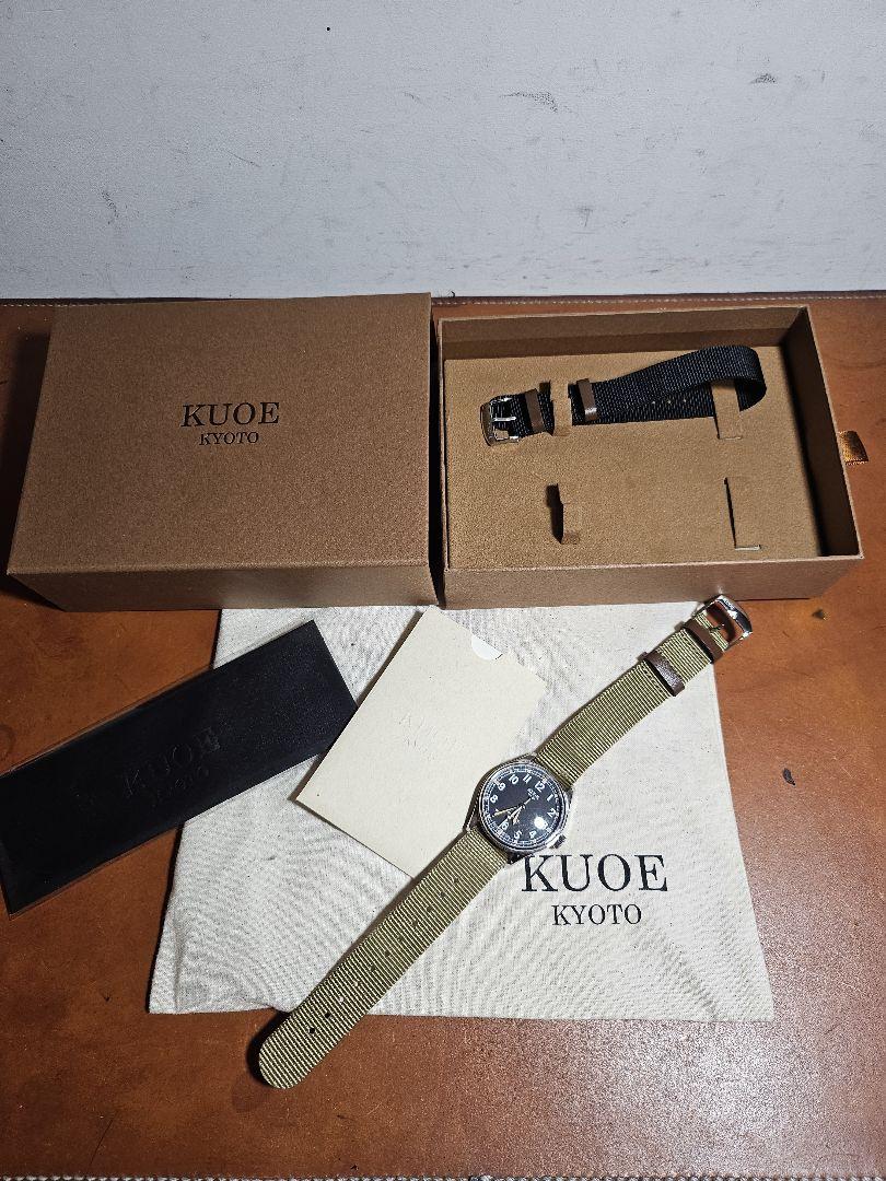 美品レア　KUOE KYOTO  OLD SMITH  ミリタリーウォッチ