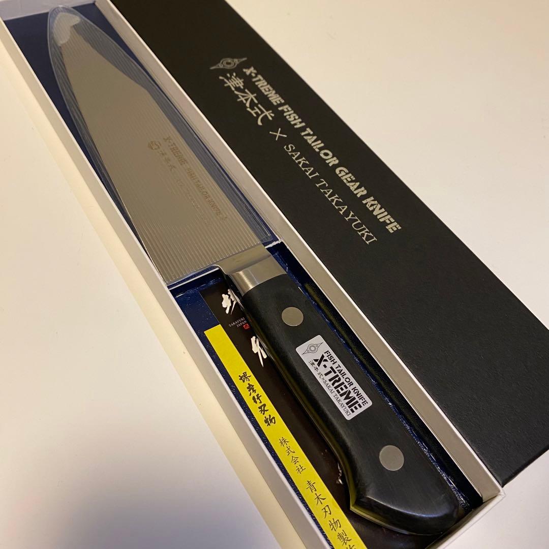 ‼️値下げ‼️津本式×堺孝行　包丁　180mm 即完売品