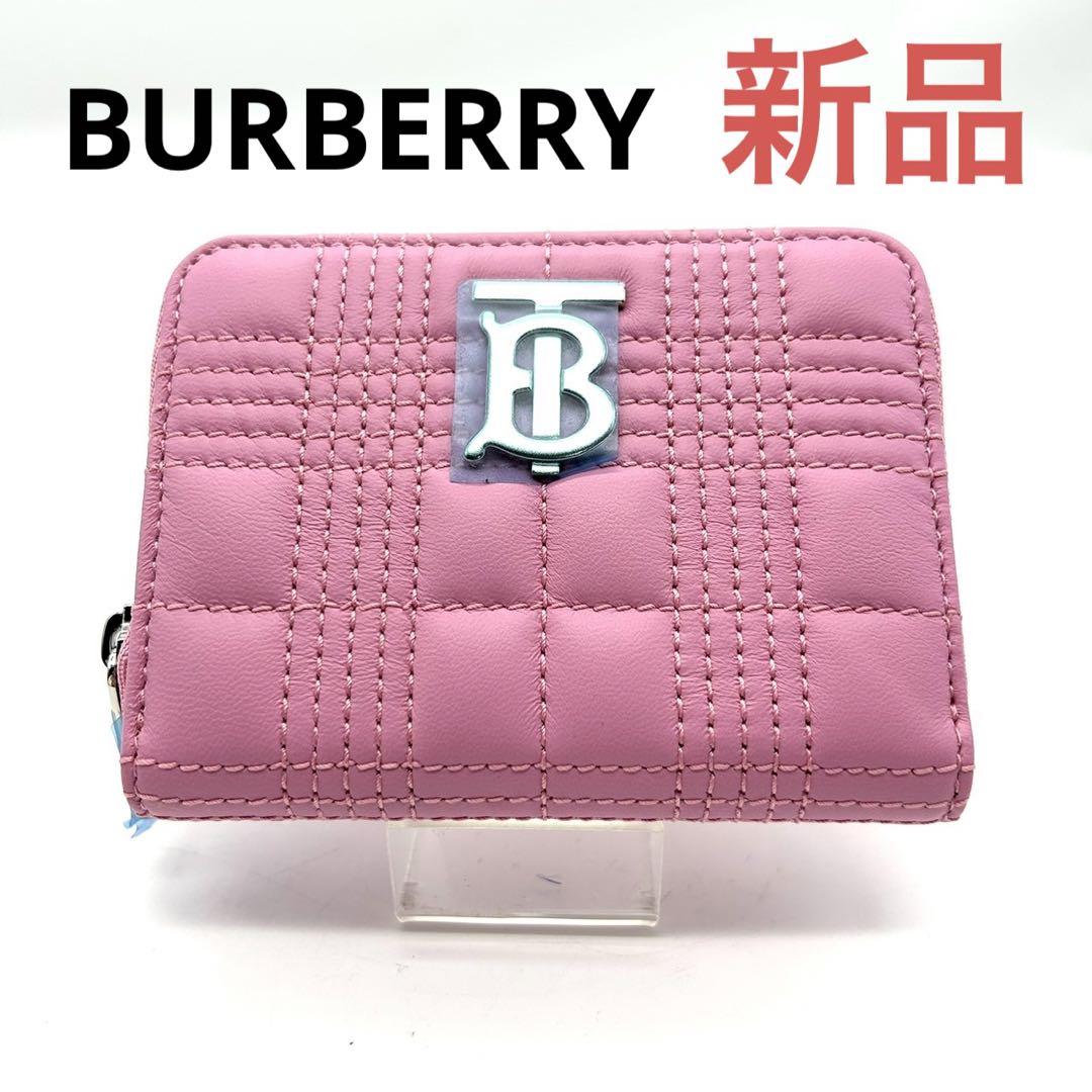 新品 BURBERRY コインケース ローラ ピンク PRIMROSE PINK
