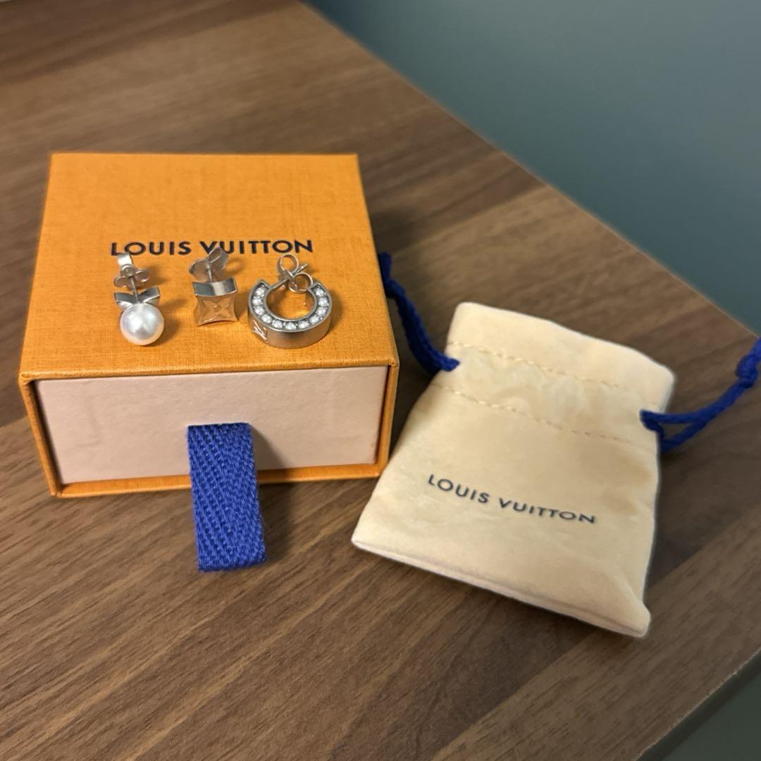 平野紫耀　ピアス・モノグラム パール セット３　　ルイヴィトン　LV