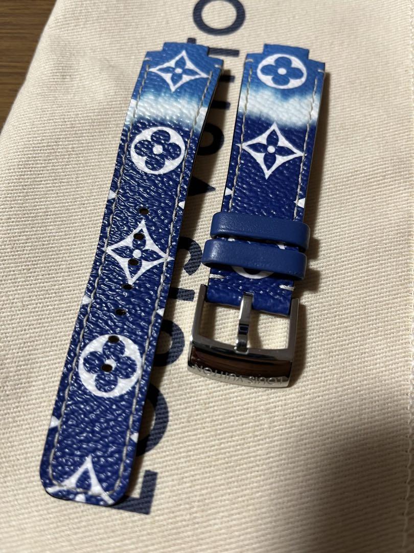 ルイヴィトン タンブール デニム レザーベルトL ホライゾン