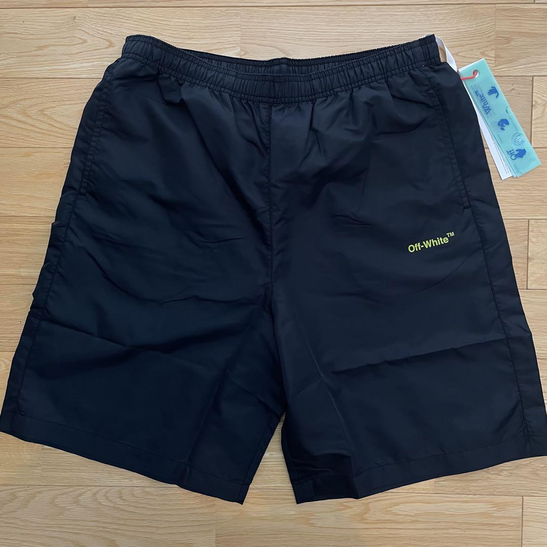 新品 Lサイズ OFF-WHITE 水陸両用 ショートパンツ