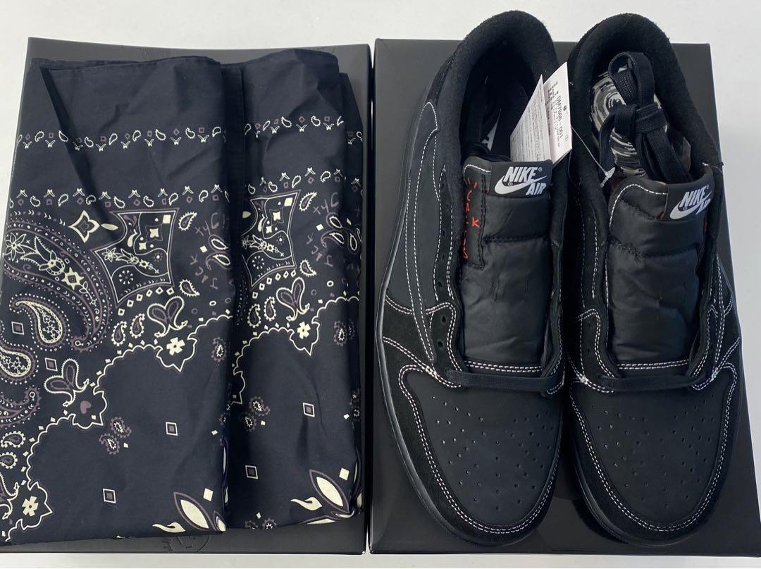 靴 Nike Jordan 1 low OG Black Phantom 30 12