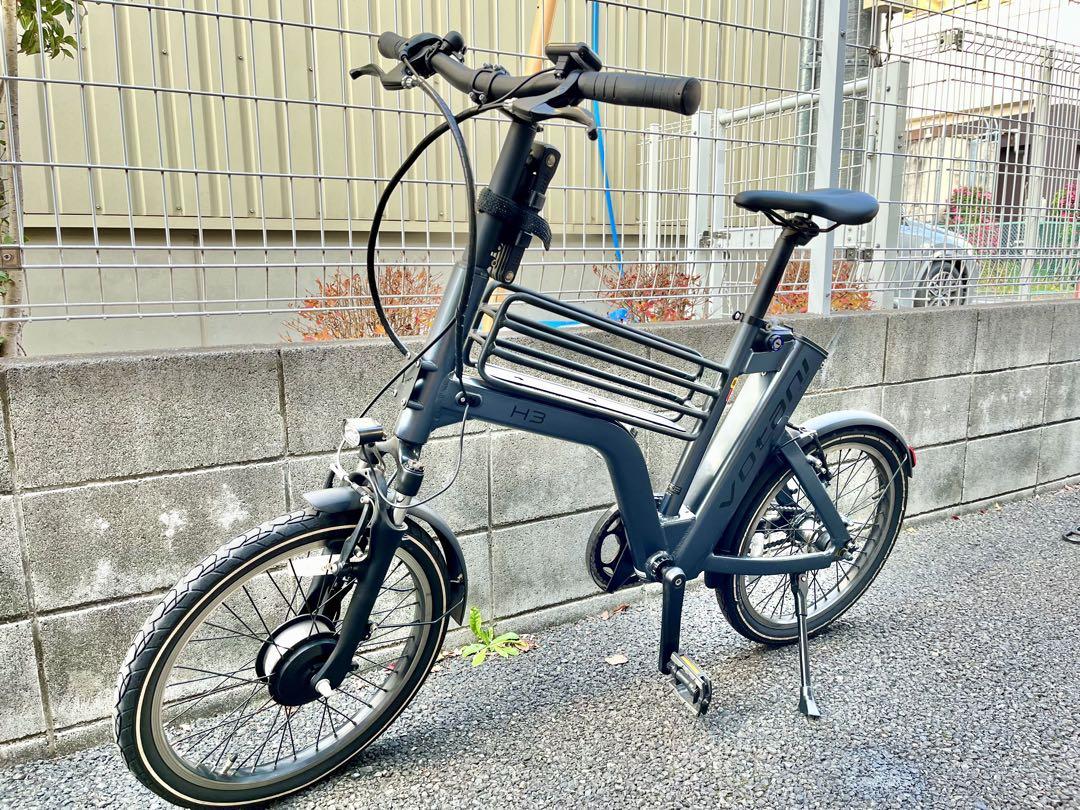 VOTANI H3 メタリックグレー 電動自転車 電動アシスト ミニベロ