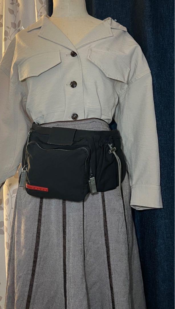 PRADA プラダ スポーツ リネアロッサ ウエストバッグ ボディバッグ