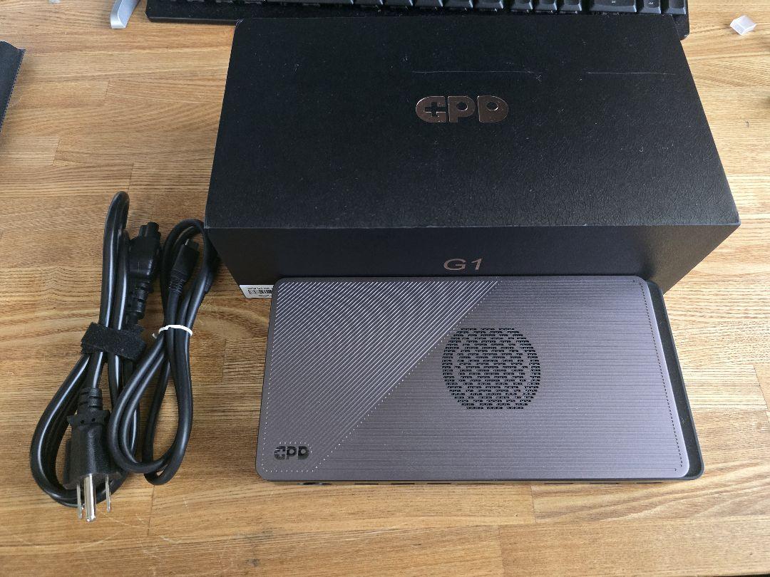 GPD G1【 RX 7600M XT 外付けGPU】