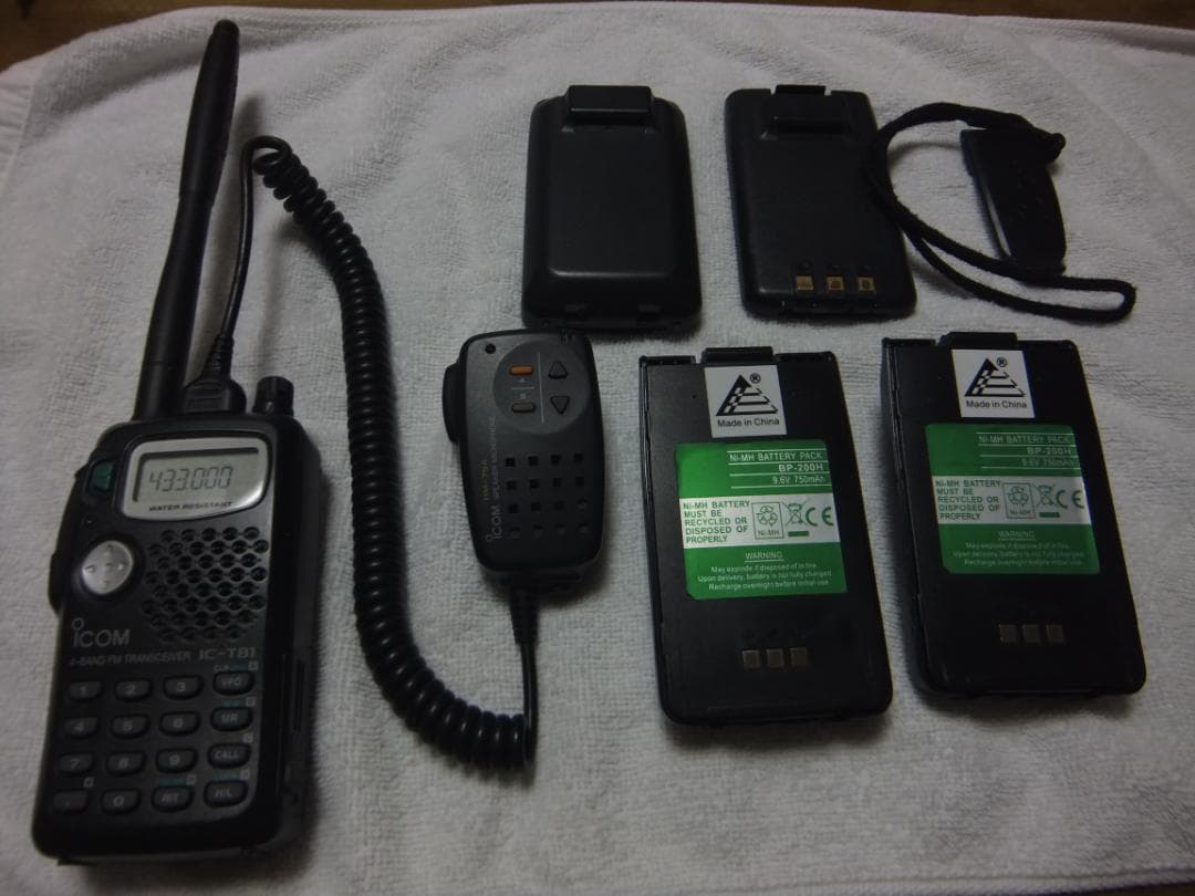 chelonio IC-T81 充電器　バッテリー　スピーカーマイク　HS