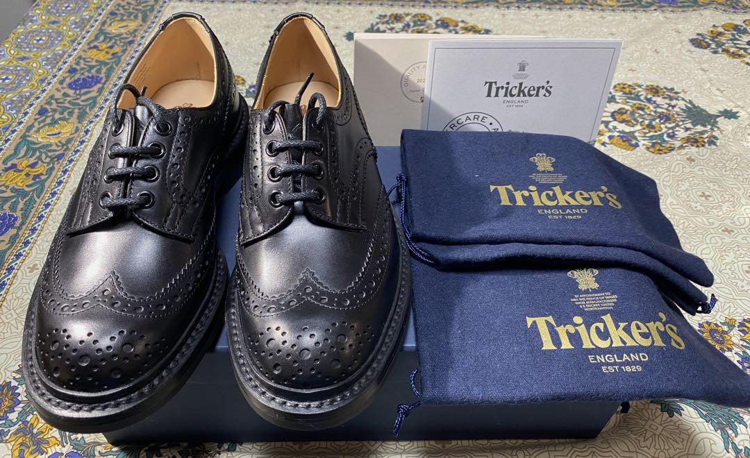 【新品】UK5.5 Tricker's Bourton box calf