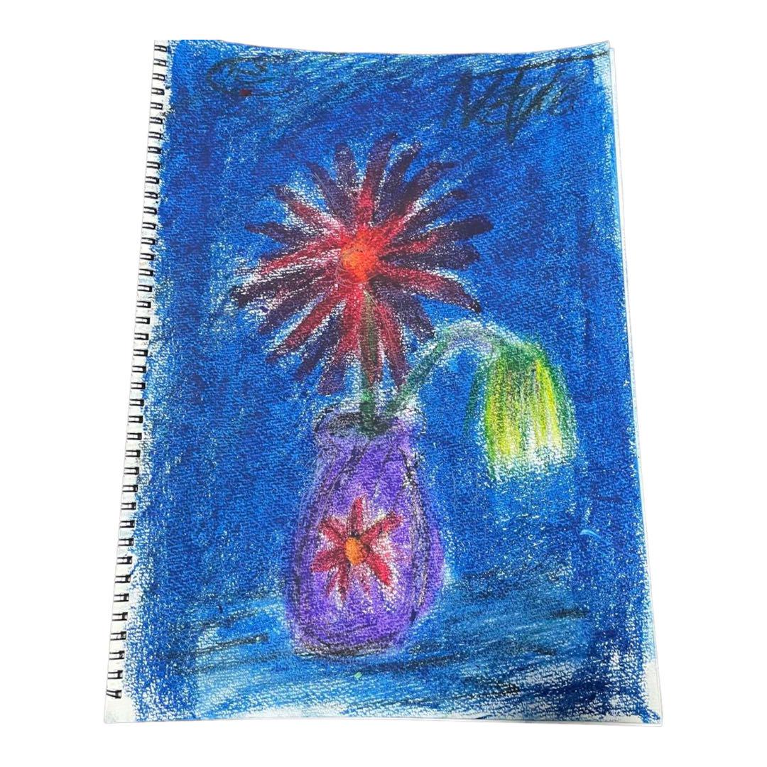 一輪の黒花