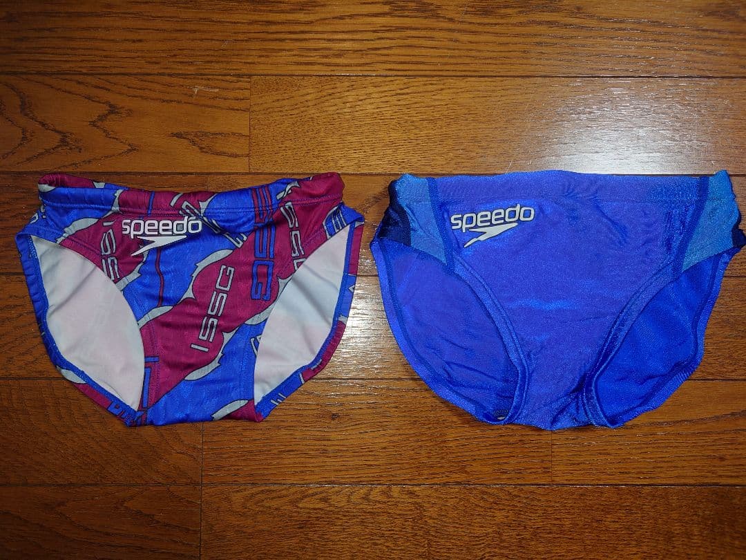 競パン①(激レア)SPEEDO　イトマン選手専用　Ｓ　②SPEEDO　ブルー　Ｓ