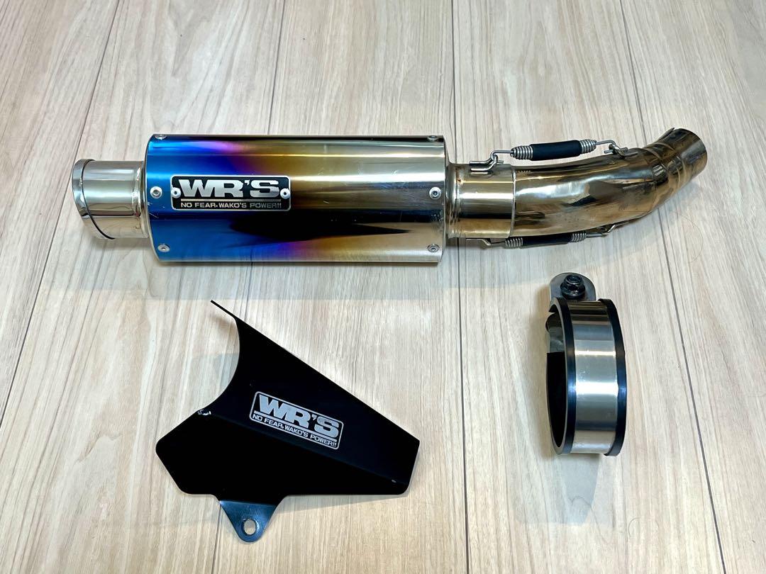 WR’s チタンショートオーバルサイレンサー　R25 R3 スリップオンマフラー