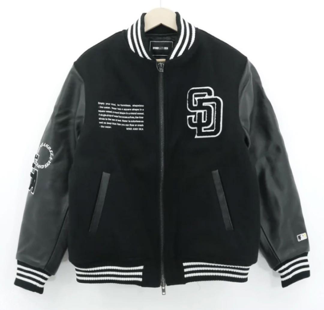 ジャケット・アウター MLB X WIND AND SEA VARSITYJACKET