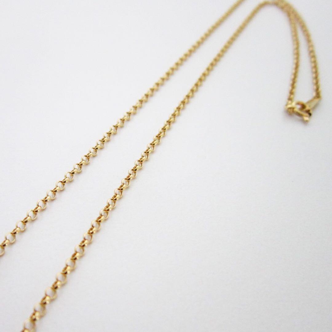 【50cm】18金【刻印入・本物】K18ロールチェーンネックレス 幅2.0mm