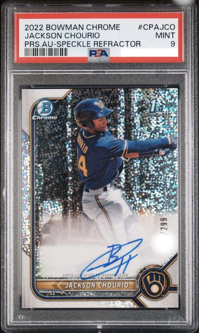 その他 PSA9 jackson chourio bowman auto  /299