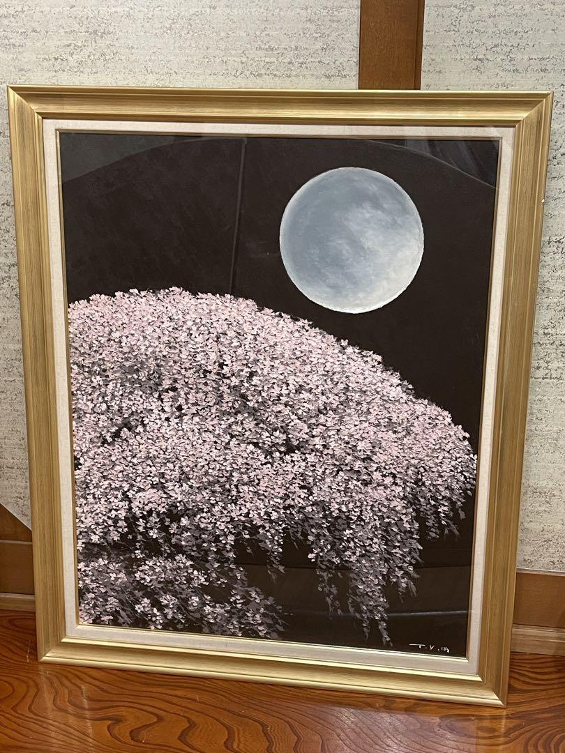 山崎貴稔　月下桜