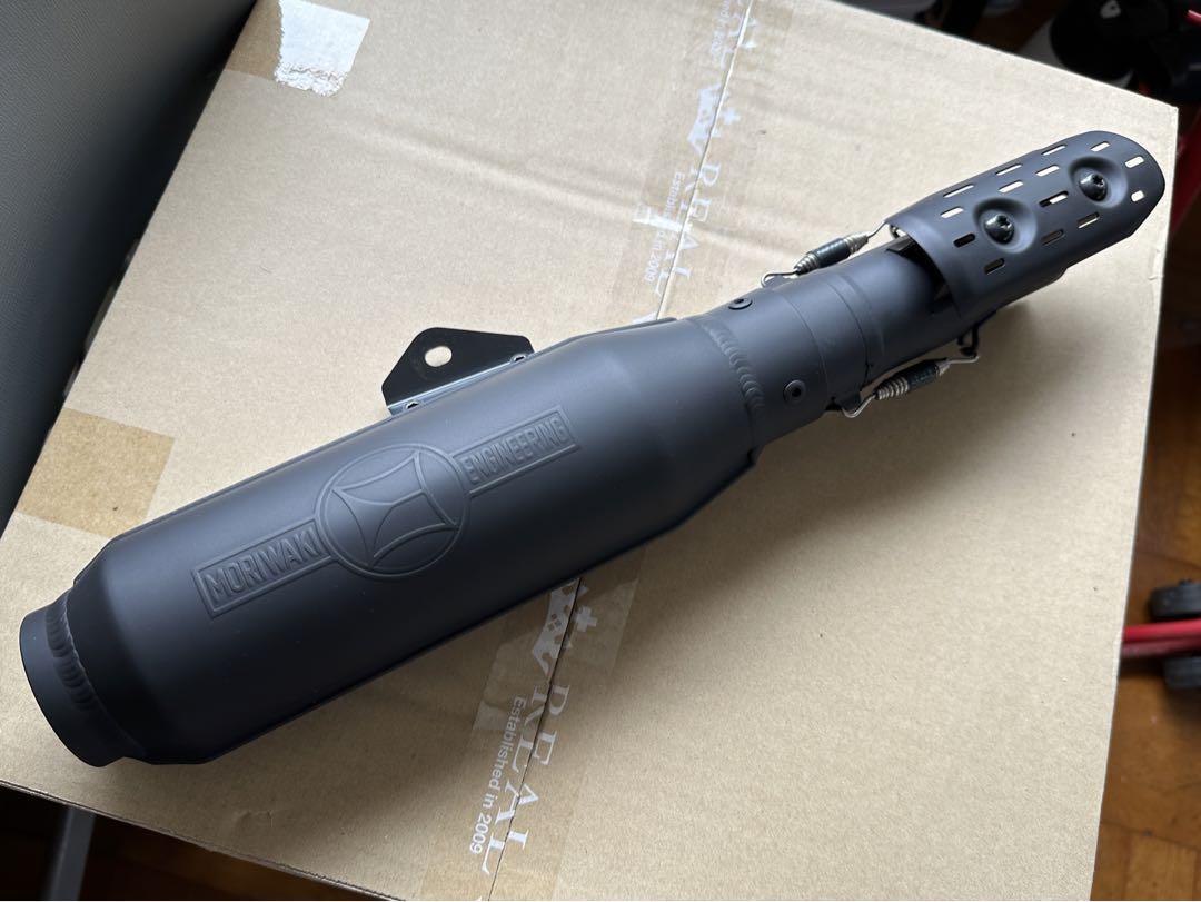 モリワキ gb350s  スリップオンマフラー MONSTER BLACK G