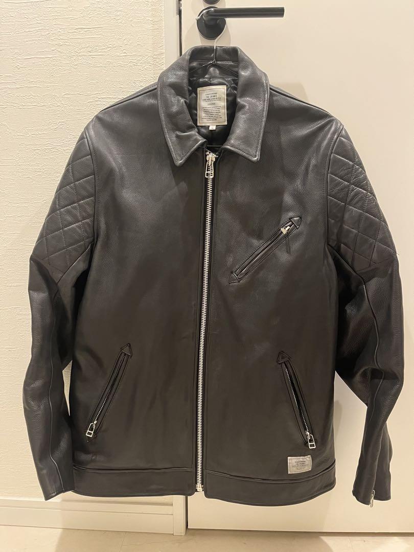 【ショウ】THE CRIMIE レザージャケット　シングル　牛革　XL