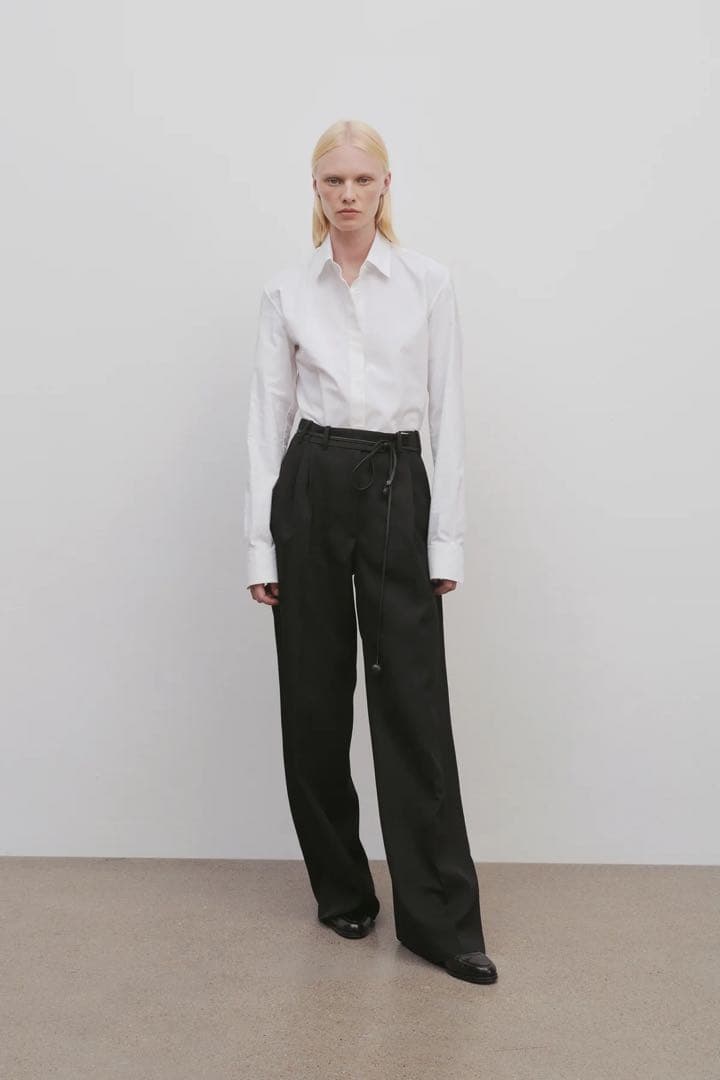 【極美品】THE ROW ROAN PANTS ブラック スラックス