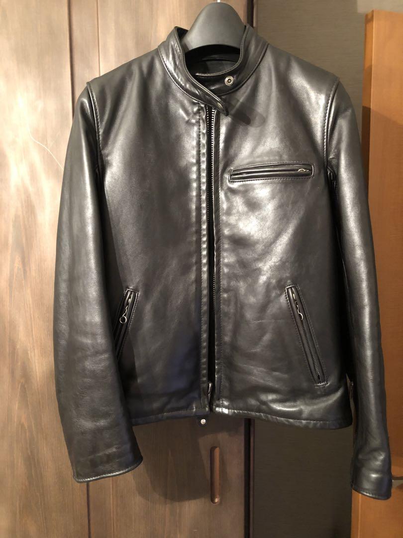 ほぼ新品 schott ショット141W シングルライダース