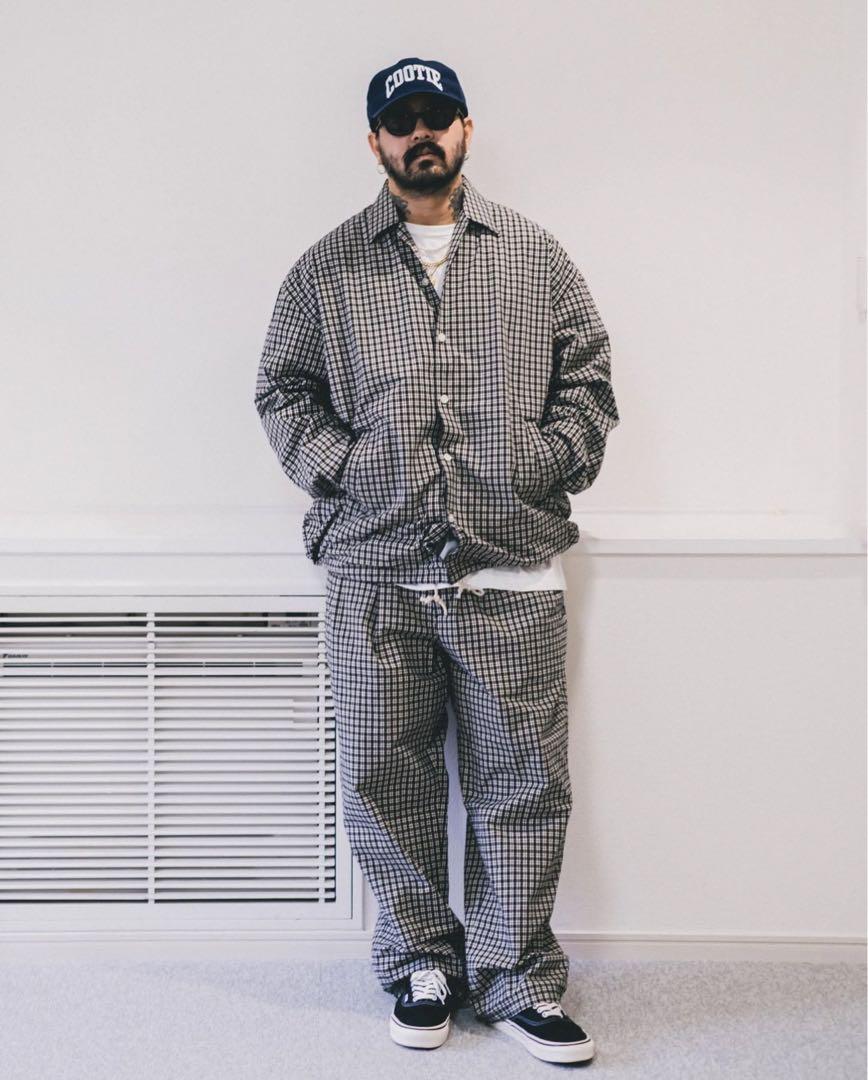 COOTIE チェックコーチjkt.pants セットアップ上L下M