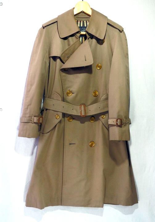 バーバリー・トレンチコート英国製90年代美品