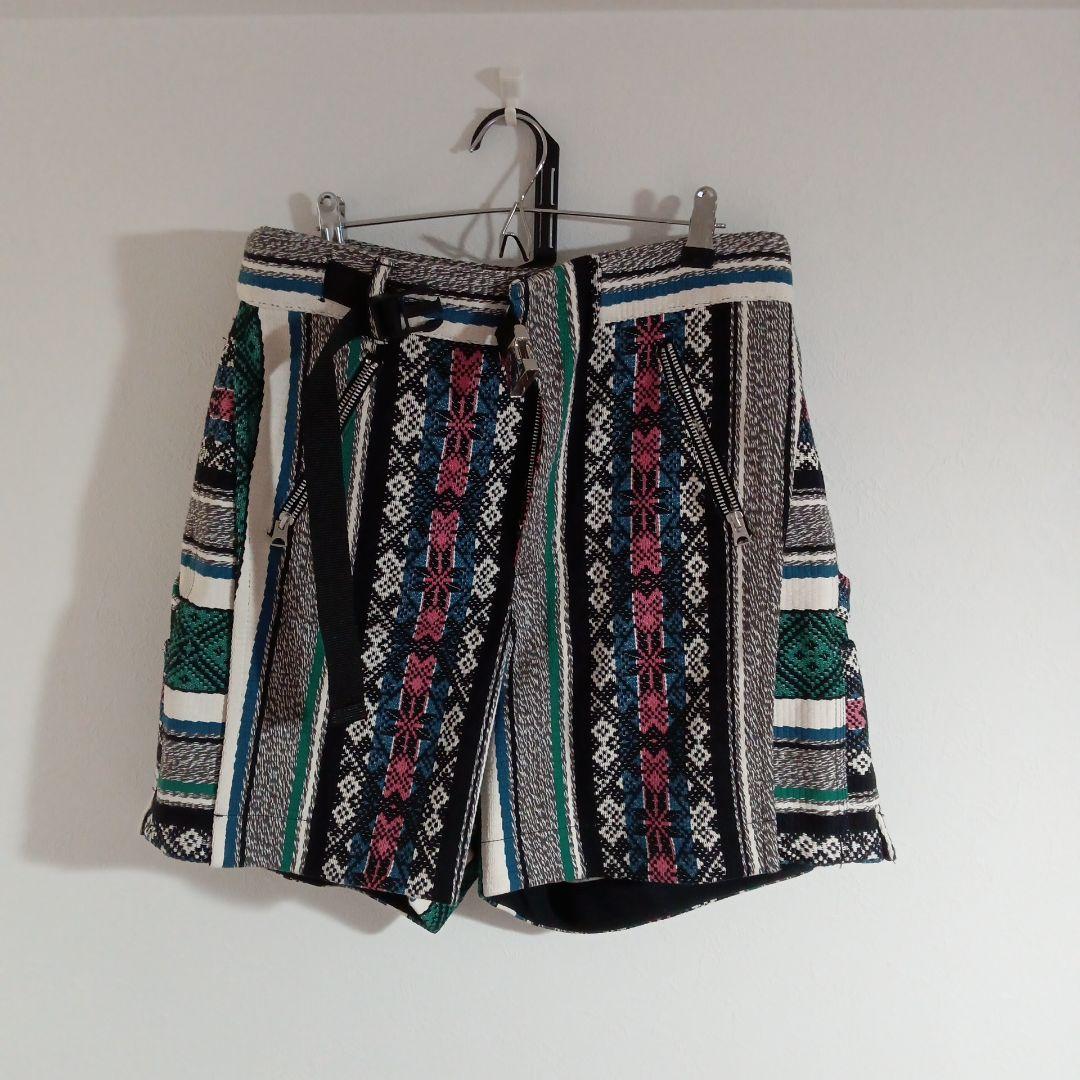 sacai ラグ ジャガード ショートパンツ　 サカイ RUG ハーフパンツ