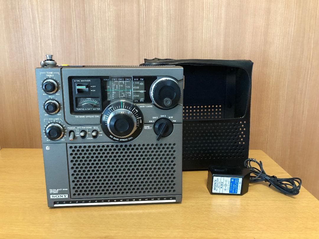 SONY　ソニー　スカイセンサー　ICF-5900　美品　純正ケース・電源付