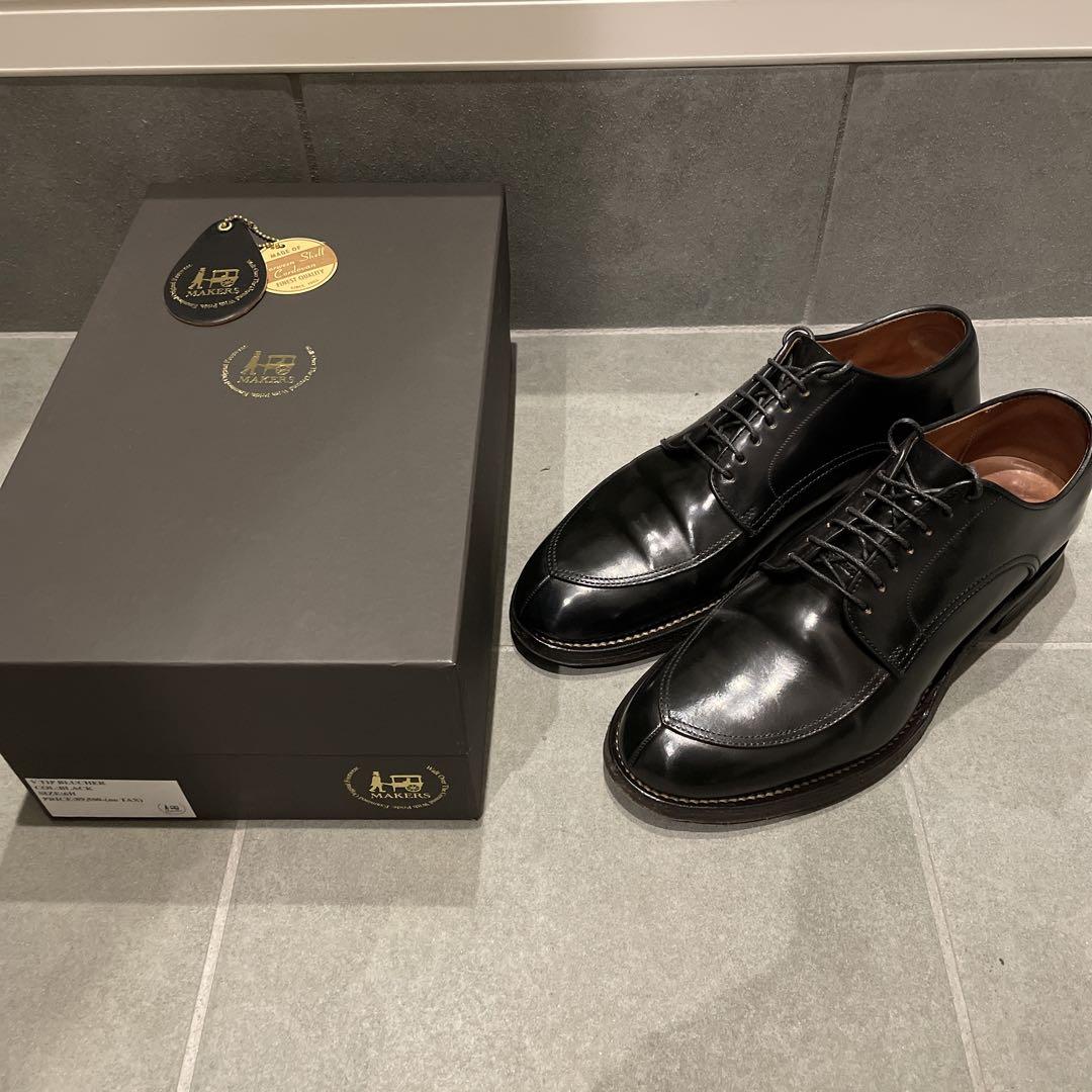 靴 Makers V TIP BLUCHER Black cordovan 6h