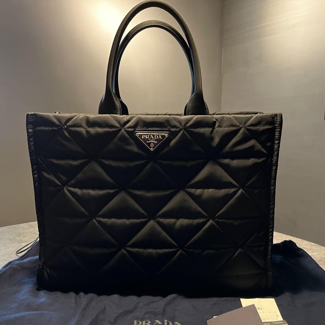 【正規品 極美品】PRADA プラダ トートバッグ バッグ トラベル ブラック