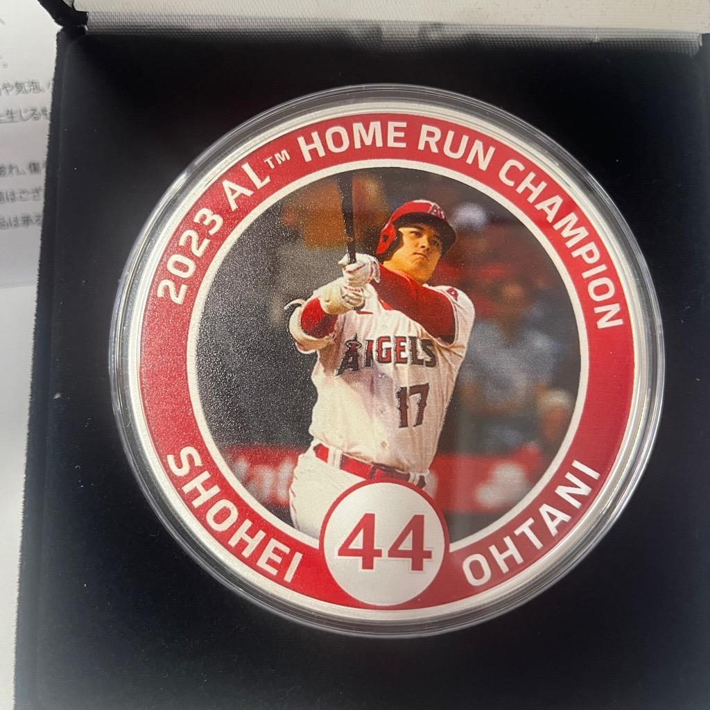 【新品】大谷翔平 ホームラン王 純銀特大記念メダル 2023　限定品