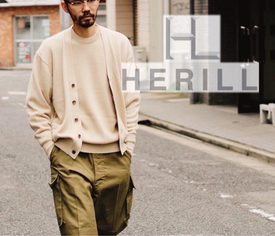 トップス HERILL GOLDENCASH CASHMERE CARDIGAN