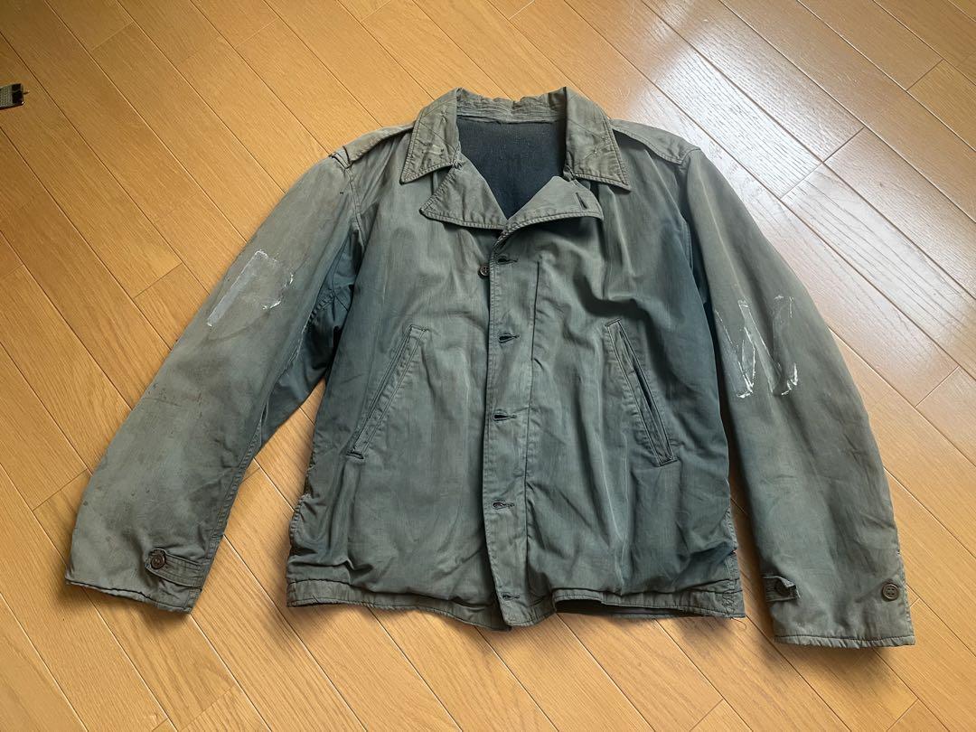 パオーン 米軍実物 WWⅡ M-41フィールドジャケット PW MP