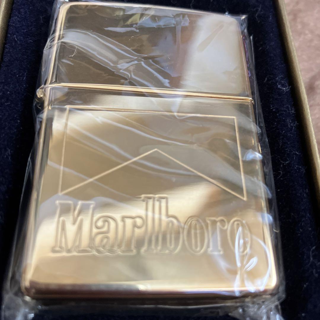 マルボロジッポーZIPPOゴールドブラス