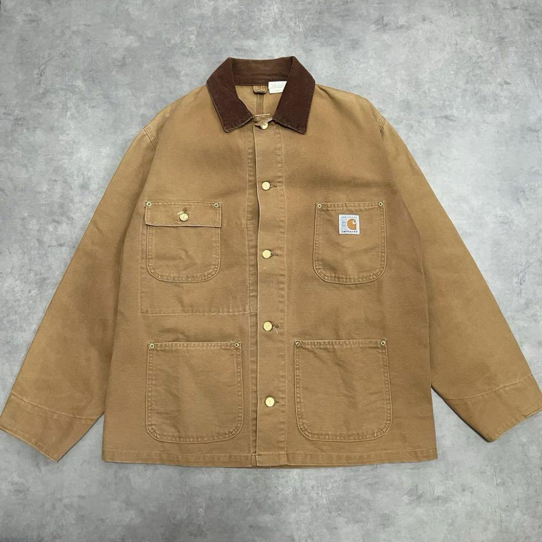 野村訓一 Carhartt ミシガンチョアコート ブラウン 100周年 裏地なし