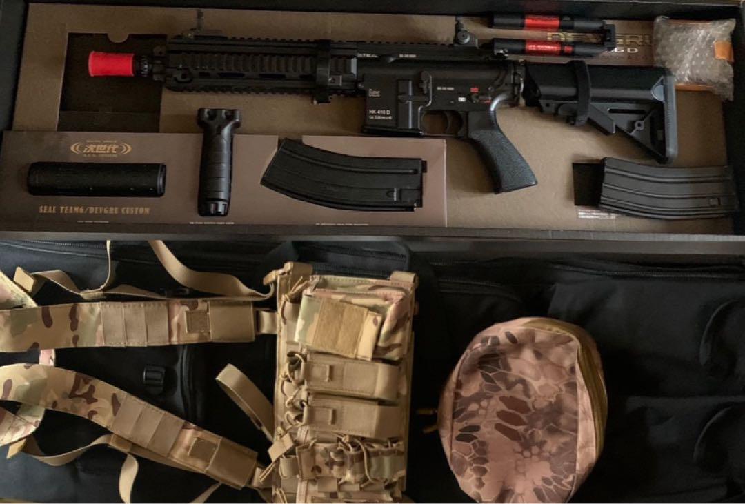 東京マルイ 次世代電動ガン DEVGRUカスタム HK416D サバゲー　セット