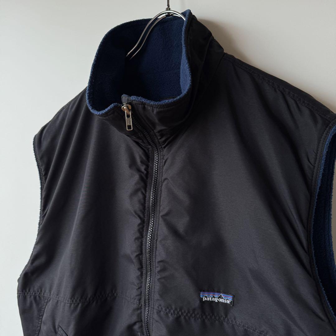 90s パタゴニア シェルドシンチラ ベスト  XL ブラック 黒