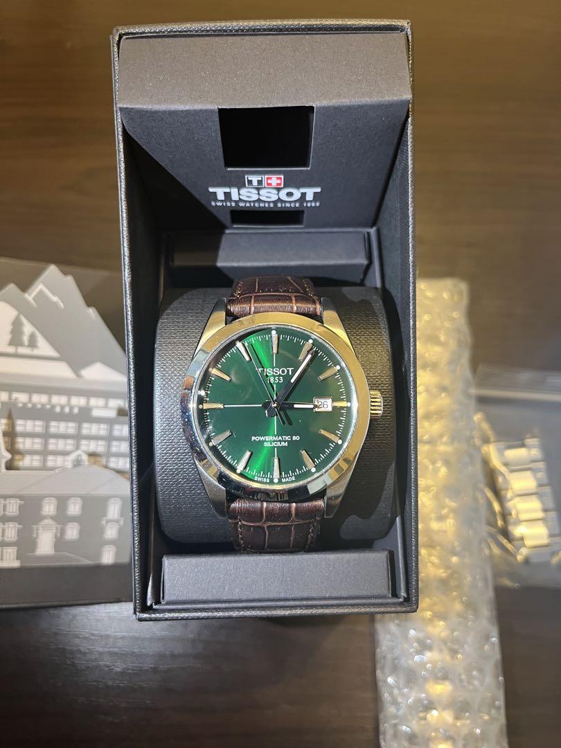 TISSOT ジェントルマン　グリーン文字盤