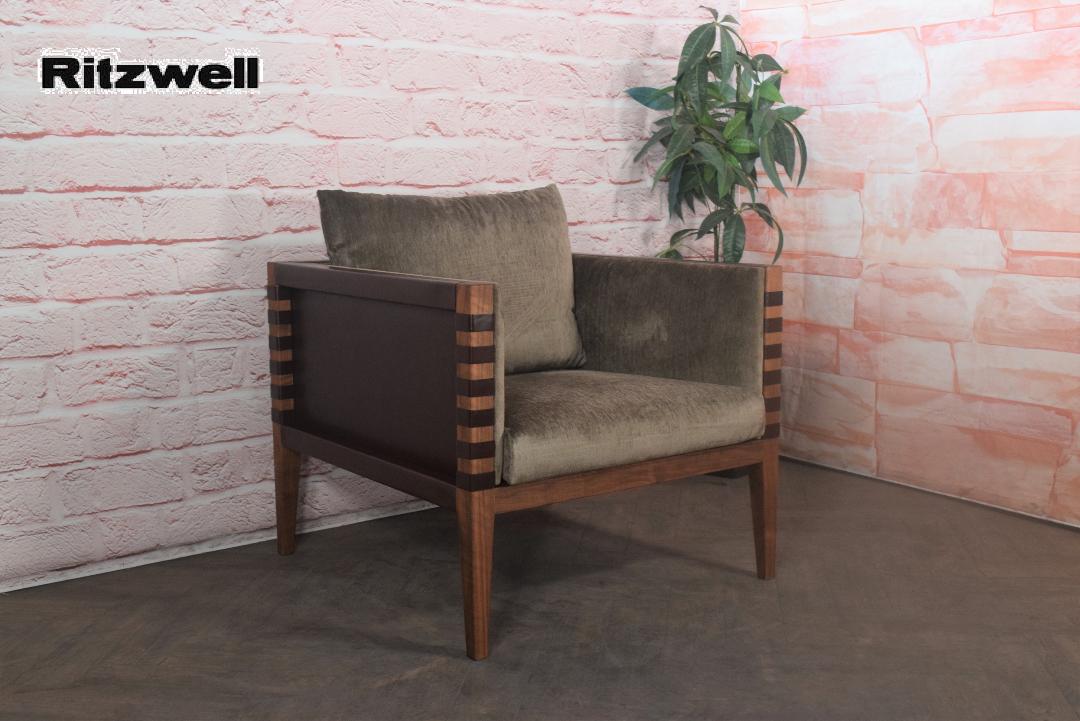 Ritzwell LUPIN Lounge Chairs ウォールナット c