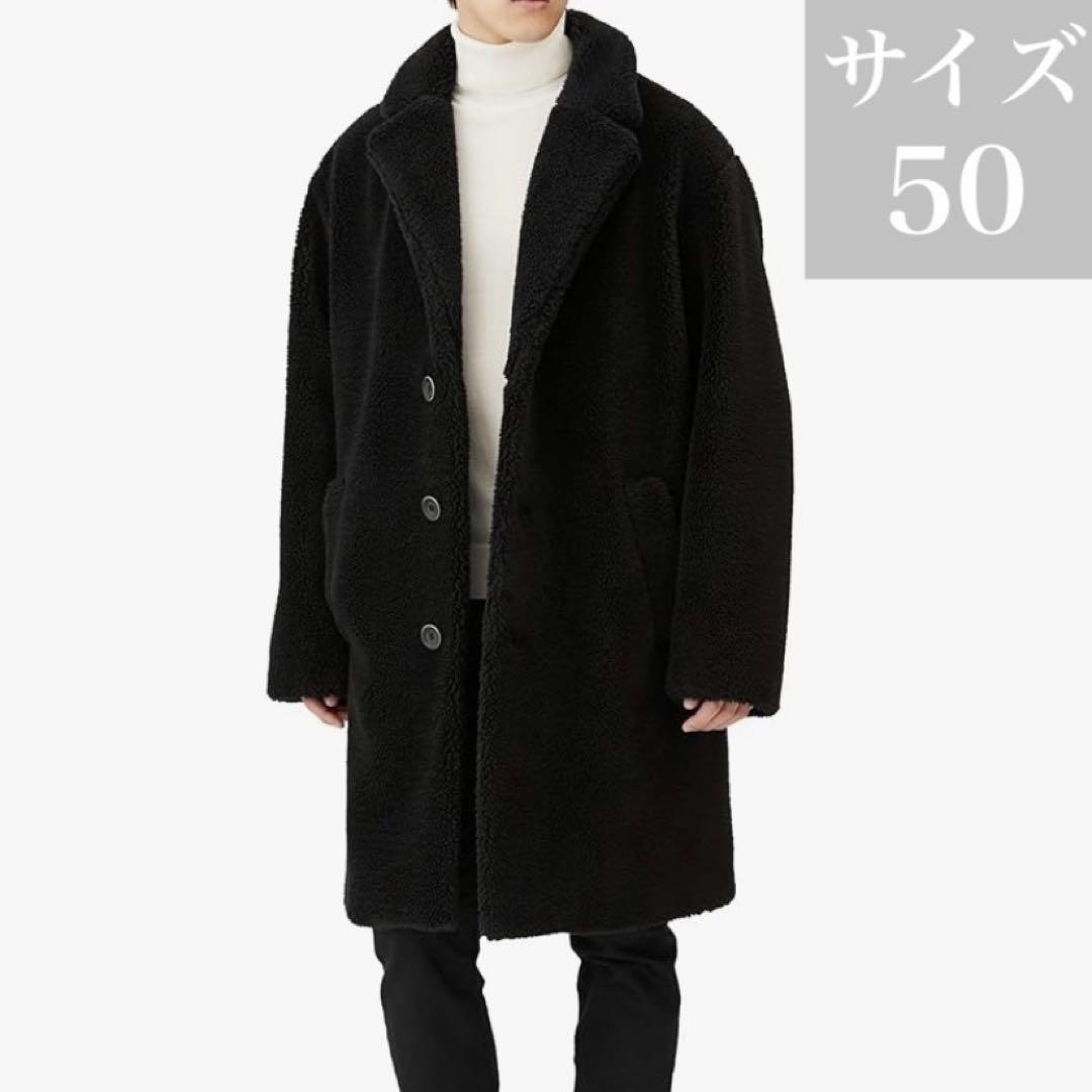 【HERNO】ヘルノ メンズ エコファー コート サイズ 50 新品