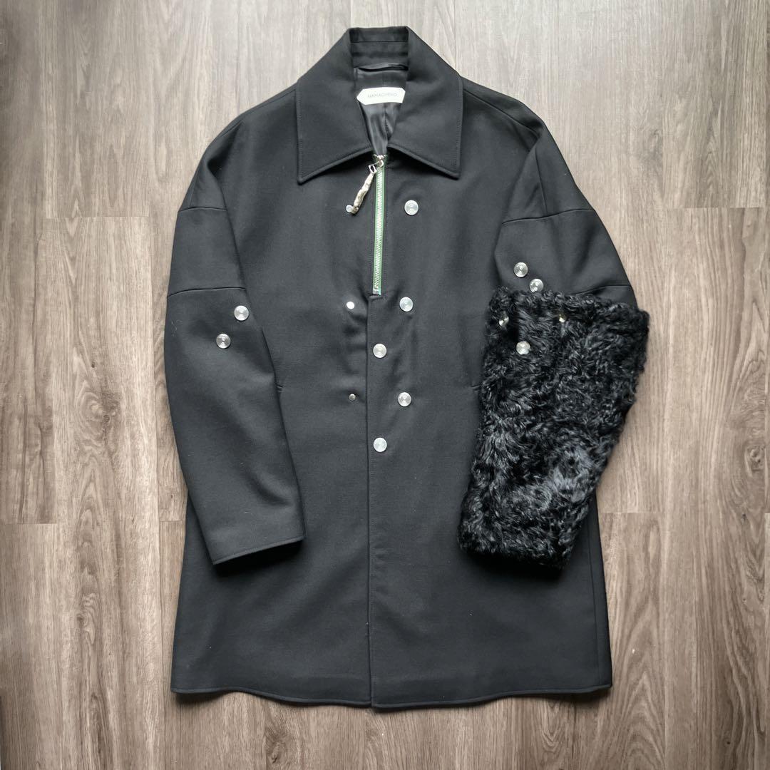namacheko 22aw Aloros coat ファースリーブコート