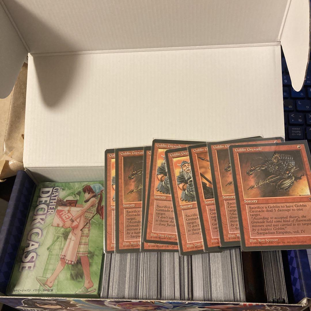 【引退処分】MTG ぎゃざガールデッキケースなどレア多数　断捨離につき