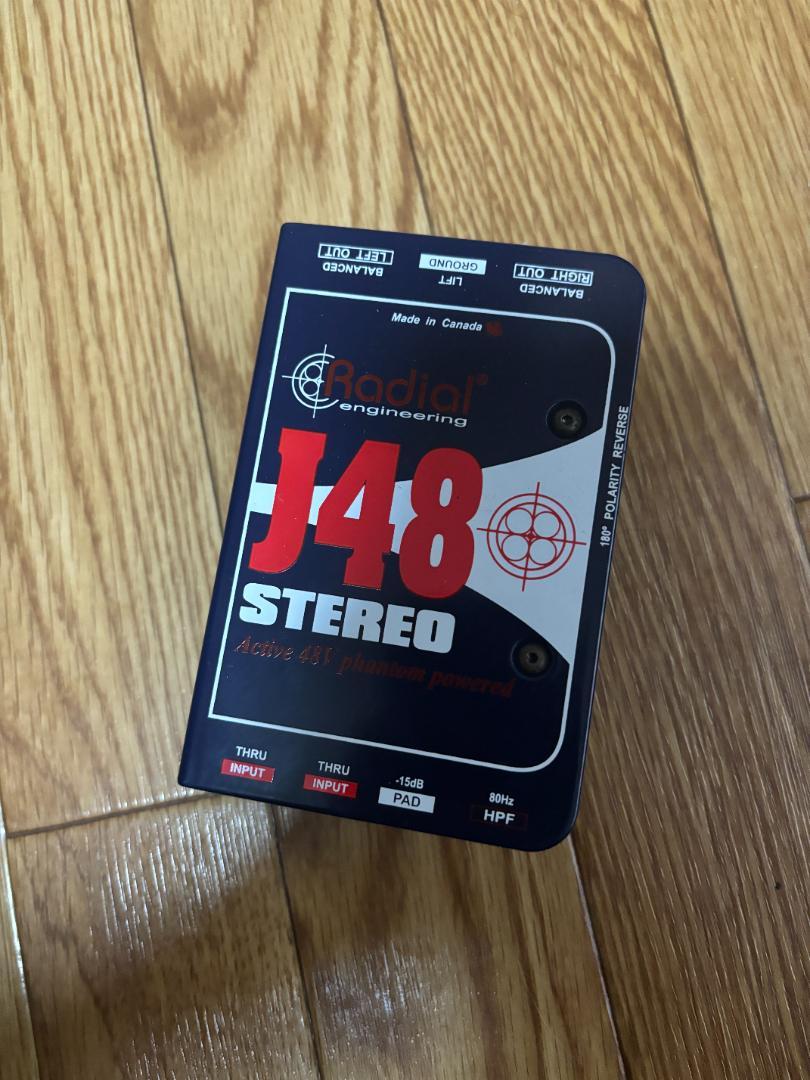 Radial　J48 Stereo&SB-2 PASSIVE stage bug