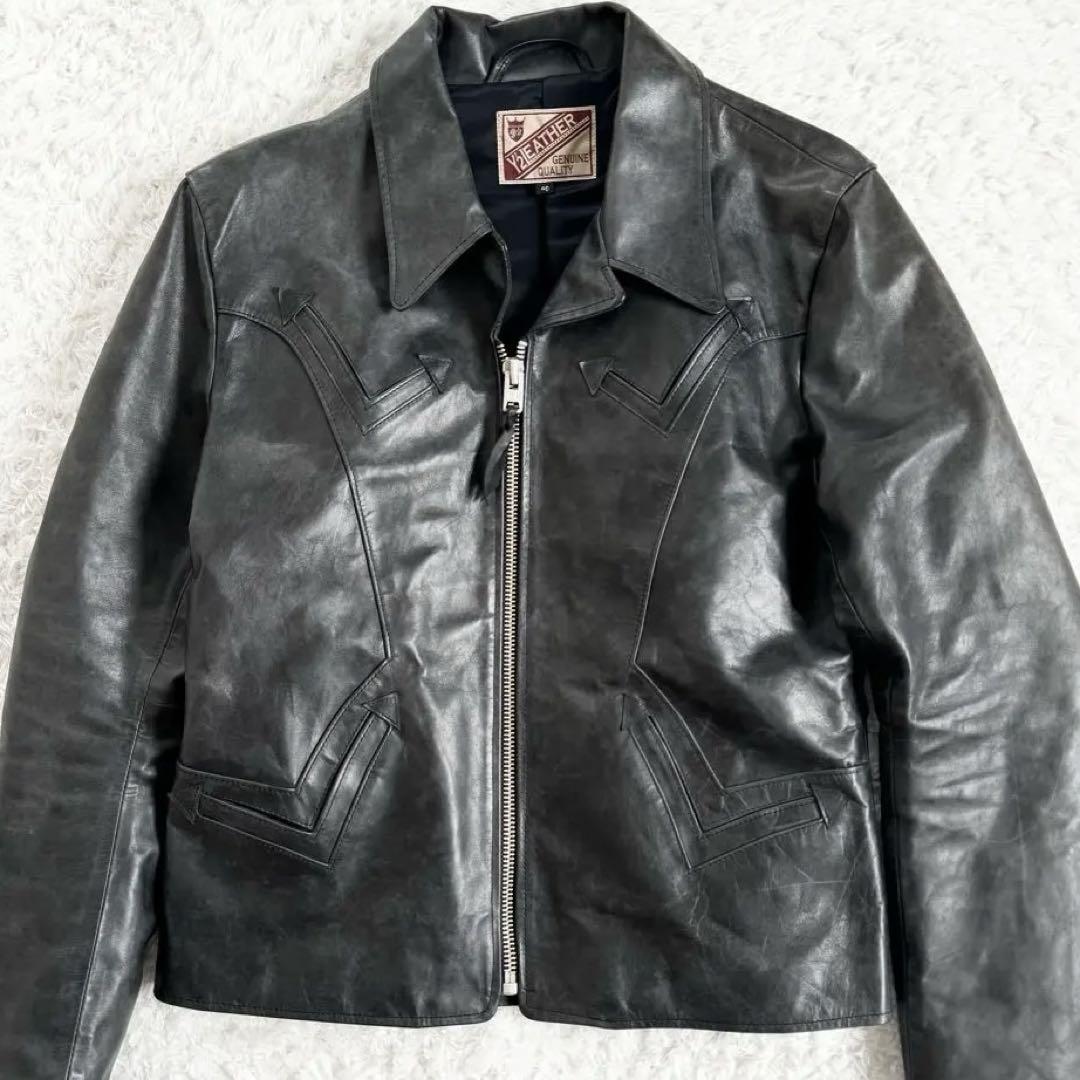 極美品【希少】Y’2 LEATHER ポニーハイド  馬革 ライダース