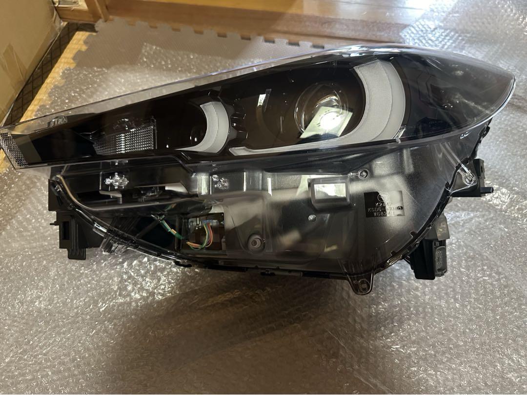 良品 マツダ cx-5 後期 左 ヘッドライト w6906 kf2p kf5p