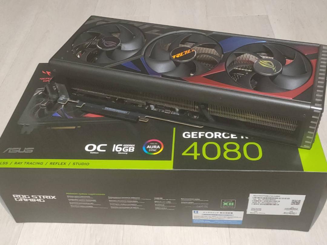 【美品】ROG Strix GeForce RTX 4080 16GB